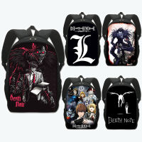 2021Anime Death Note Shinigami Ryuk Backpack Women Men Travel Bags Children School Bags for Teenager Manga Light Yagami L Backpack