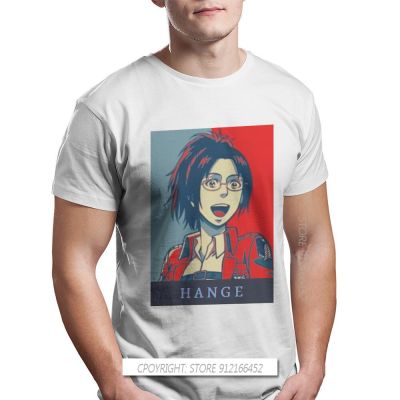 Hange Zoe Retro Style Tshirt Attack On Titan Snk Eren Anime Comfortable Novelty Graphic T Shirt Ofertas