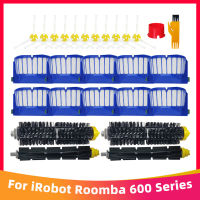 สำหรับ Irobot Roomba 600ชุด605 671 692 630 631 650 651 655 660 585 595ตัวกรอง Hepa แปรงด้านข้างหลัก