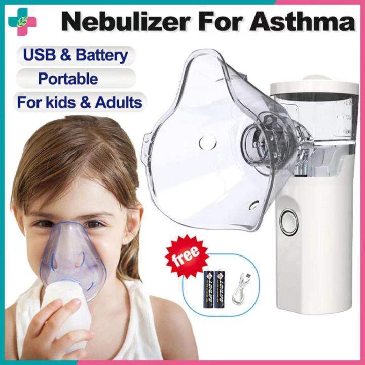 USA Best Portable Nebulizer For Asthma Inhaler Ultrasonic Spray ...