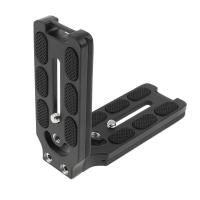 Universal Vertical L Shaped Quick Release Plate cket Mount สำหรับกล้อง SLR