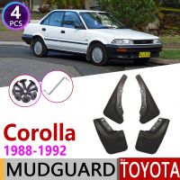 Car Mudflap for Toyota Corolla AE90 E90 1988 1992 Fender Mud Guard Splash Flaps Mudguards Accessories 1989 1990 1991 6th 6 Gen