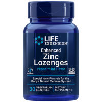 Life Extension Enhanced Zinc Lozenges 30 Vegetarian Lozenges