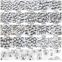 【CW】 100PCS Rhinestones Flatback Glitter Decorations