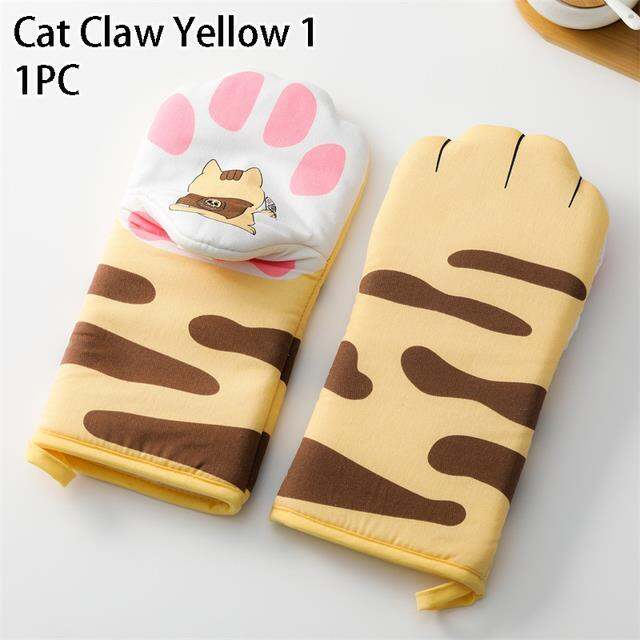 cartoon-cat-claw-oven-mitts-anti-scalding-heat-insulation-gloves-cute-cotton-glove-microwave-oven-non-slip-tools-kitchen-mitts