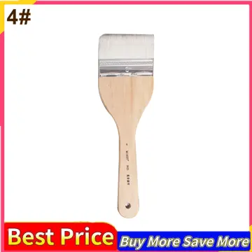 10PCS Nylon Paint Brush Professional Watercolor Acrylic Oil Painting Wooden  Handle Painting Brushes Art Supplies Stationery