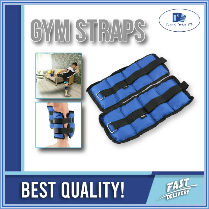 1KG Wearable Weights Power Gym Pair Of Ankle / Wrist Weights (Velcro