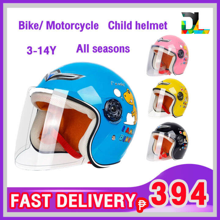 Child Helmet Motorcycle For Kids Boy&Girl Helmet half face helmets ...