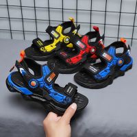 2022 New Summer Boys Sandals Non-Slip Soft Sole Childrens Beach Shoes Boys Shoes Medium And Large Children