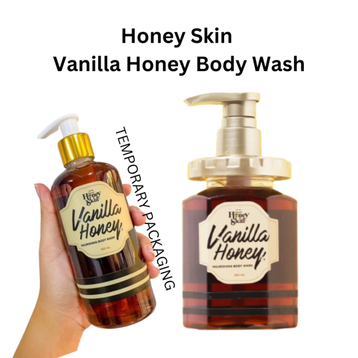 Honey Skin Vanilla Honey Body Wash 300ml Moisturizing Hydrating