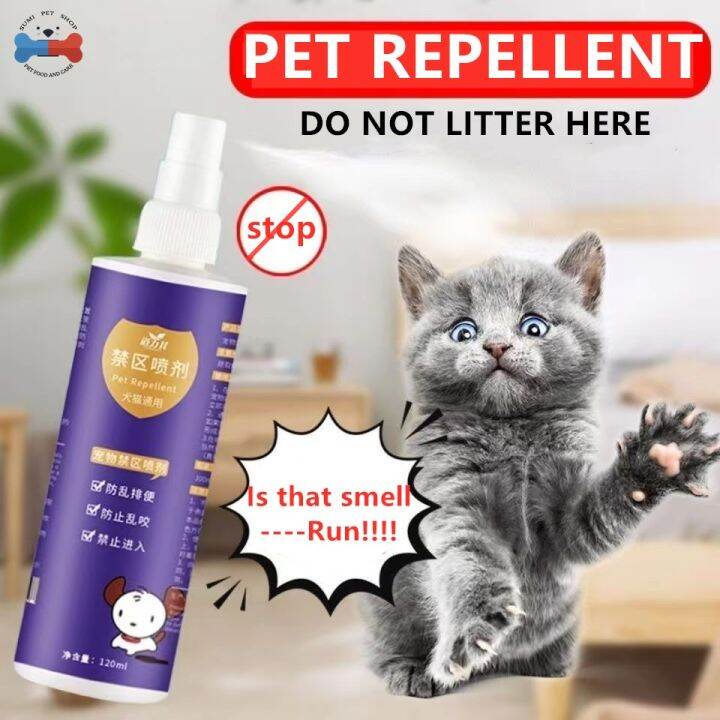 120ml Pet Restricted Area Spray Cat Repellent to Prevent Dogs from
