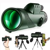 ZZOOI Monocular 40x60 Powerful Binoculars Zoom Field Glasses Great Handheld Telescope Military HD Professional Hunting