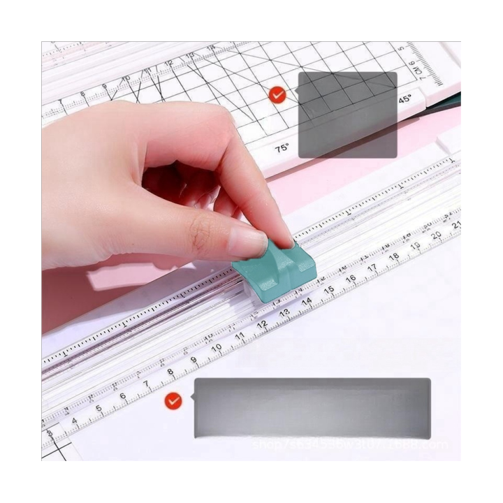 Paper Cutter, Portable Paper Trimmer, 12 in Paper Slicer Scrapbooking