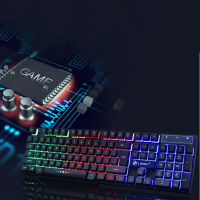 Colorful Led Illuminated Backlit Usb Wired Pc Rainbow Gaming Keyboard Mouse Computer Accessories Keyboard + Mouse Sets