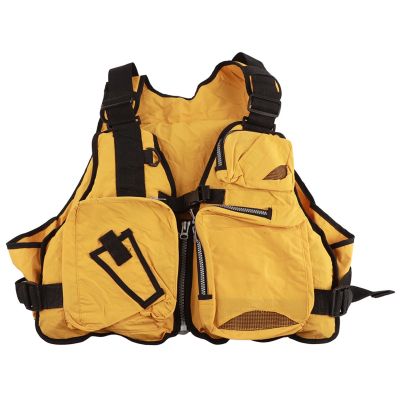 Adults Lifesaving Vest Life Jacket Swimming Fishing Drift Suit (Yellow)  Life Jackets