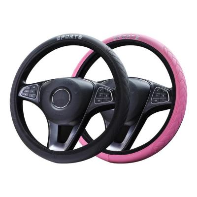 Steering Wheel Cover Auto Wheel Cover Microfiber Steering Wheel Wrap Comfortable Universal Soft Car Wheel Cover For Trucks Cars SUVs sincere