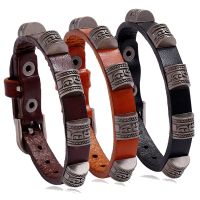 【CW】 New Hip hop Punk Cowhide Personality Student Accessories Adjustable Small Jewelry