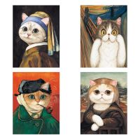 Diy 5d Full Diamond Painting Animal Embroidery AB Square/Round Drill Pearl Girl Cat Mosaic Cross Stitch Art Hobby Gift