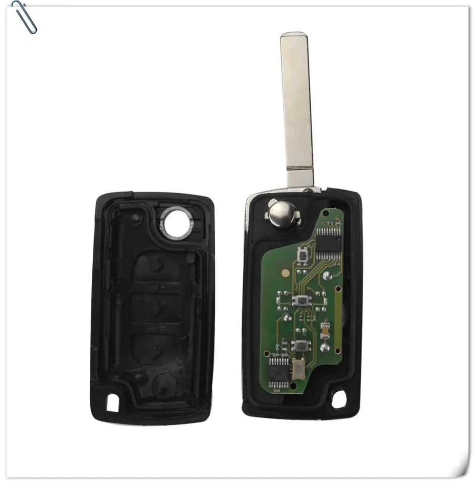 QCONTROL Remote Key CE0536 ASK/FSK Signal Circuit Board for Peugeot 207 208  307 308 408 Partner CE0536 ASK/FSK Signal ID46
