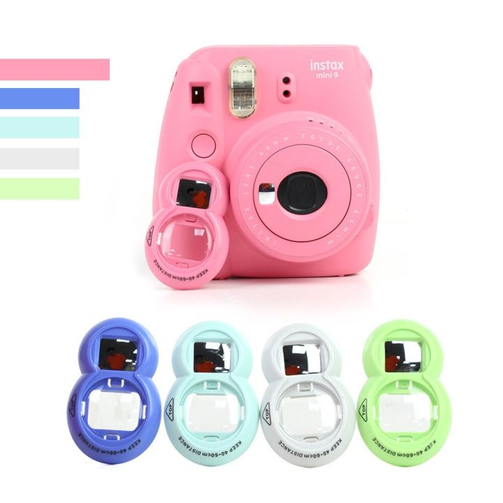5สีคุณภาพกล้องโพลารอยด์กระจกตั้งเวลาสำหรับ-fujifilm-instax-mini-7วินาที-8-8-9กล้องฟิล์มทันที-c-lose-up-s-elfie-เลนส์