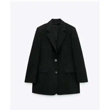 Shop Zara Black Blazer Online | Lazada.Com.Ph