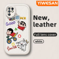 YIWESAN เคสสำหรับ Infinix Hot 10S Hot 10S NFC ร้อน10T X682B X682C การ์ตูนสีเทียนน่ารักลายเด็กผู้ชายตัวเล็กๆโทรศัพท์ดีไซน์ข้างใหม่ดีไซน์ใหม่นุ่มหนังกล้องฝาปิดเลนส์เคสป้องกันแบบบาง