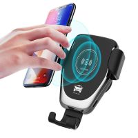 Automatic Clamping Fast Qi Car Wireless Charger Holder For IPhone 8 Plus X XR XS Samsung S10 S8 Plus S9 S7 Wireless Car Charging Car Chargers