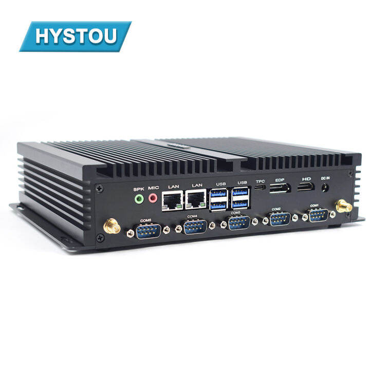 free shipping Industry RS232 RS485 Mini Pc In I58350U 8 COM Windows 10