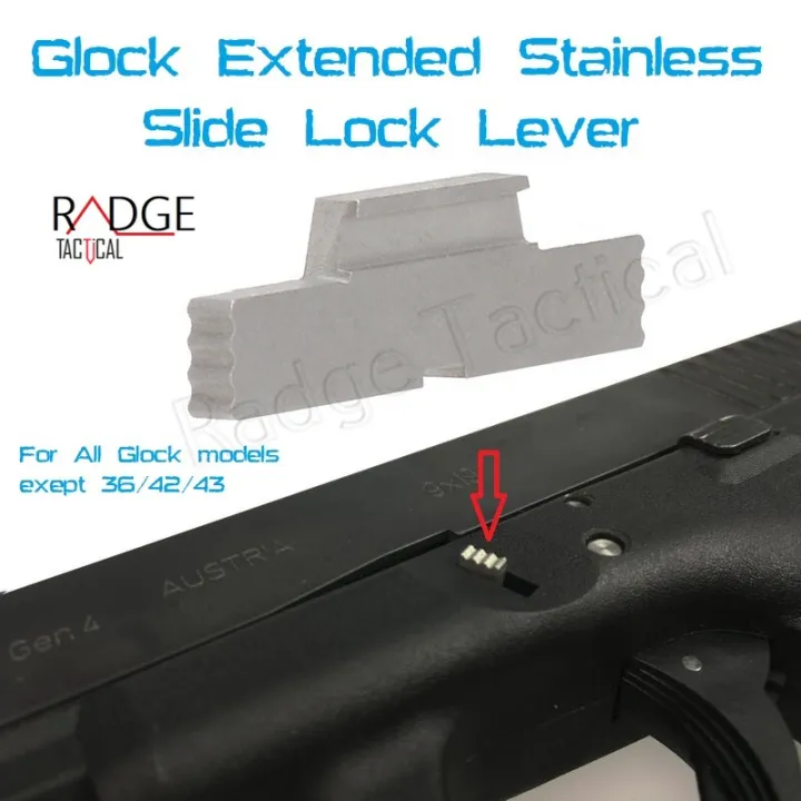 Glock Extended Stainless Slide Lock Lever Lazada PH