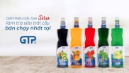 Syrup Siro GTP Đào Vải Ổi Dâu Đủ vị 930ml 1.9l Dùng Pha Trà Trái Cây Trà