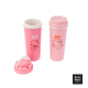 Moshi Moshi กระบอกน้ำ มีหูหิ้ว กระบอกน้ำทรงสูง ลาย Hello Kitty ลิขสิทธิ์แท้จาก Sanrio รุ่น 6100002543-2544