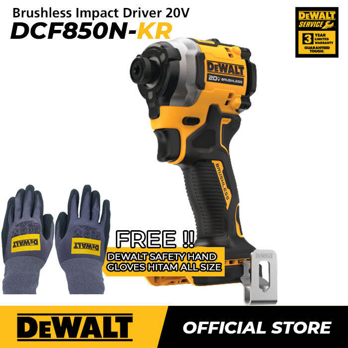 Dewalt Brushless Impact Driver / Obeng Impact 20V DCF850N (Unit Only