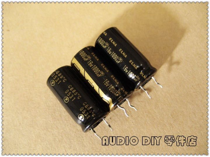 10PCS/50PCS ELNA black gold word RA2 series 1000uF 16V 16V1000uF audio electrolytic capacitor