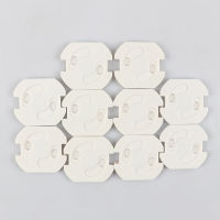 8Pcs Baby Safety Rotate Cover 2 Hole Round European Standard Electric Protection Children Socket Plastic Security Locks