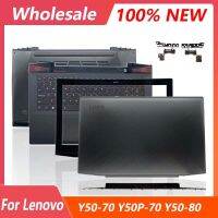 S35ใหม่จอแล็ปท็อปเคสโทรศัพท์ Lenovo หลัง Y50-70 Y50P-70ปกหลัง LCD ฝาปิดโน้ตบุค Palmrest Top Top Top เคสด้านล่าง Touch/ไม่สัมผัส