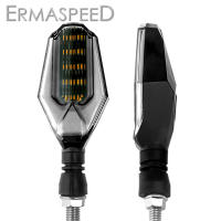 Penunjuk Flasher Motosikal Belakang หลอดไฟ LED DRL Blinker Hitam Menghidupkan Isyarat Unskuter Motocross E-Bike