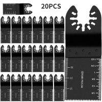 ใบมีดเที่ยงตรงมัลติฟังก์ชั่น20ชิ้นใบเลื่อยแบบสั่นไม้โลหะพลาสติกการตัดปรับปรุงเครื่องมือไฟฟ้า