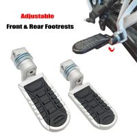 For BMW R1200GS LC ADV R1200GS R 1200 GS Adventure 2014-2019 Adjustable Front&amp;Rear Footrest Rotatable Passenger Foot Pegs Rests Ceiling Lights