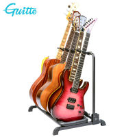 Guitto GGS-07 Guitar Stand ขาตั้งกีตาร์ แบบเรียงแถว 5 ตัว แต่ละช่องปรับเพิ่มลดความกว้างได้ มีโฟมรองส่วนสัมผัส