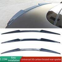 1.15M Car-Styling 5D Carbon Fiber Spoilers Styling Refit Spoiler Universal For Audi BMW Tesla Benz Toyota Honda KIA Mazda