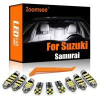 Zoomsee 8Pcs ภายใน LED Light Kit สำหรับ Suzuki Samurai SJ413 1985-1990 1991 1992 1993 1994 1995 Canbus หลอดไฟ Dome Trunk โคมไฟ