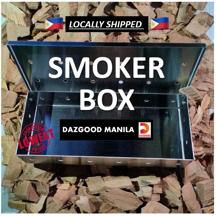 Smoker Box for BBQ Grill Wood Chips - 25% Thicker Stainless Steel Won't Warp