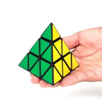 10cm Cubo Magico Triangle Pyramid Magic Cube Puzzle Cubes Twist 3x3 Cubo Square Puzzle Gifts Educational Toys for Children