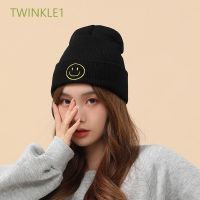 Twinkle1 หมวกไหมพรม หมวกบีนนี่ หมวกกันหนาวปักลาย สไตล์ฮิปฮอพ ใส่ได้ทั้งชายหญิง