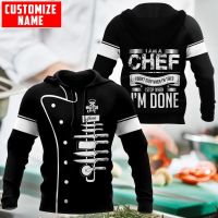 2023 style Custom Name Master Chef 3D All Over Printed Men Autumn Hoodie Unisex Hooded Sweatshirt Streetwear Casual  Hoodies XY262