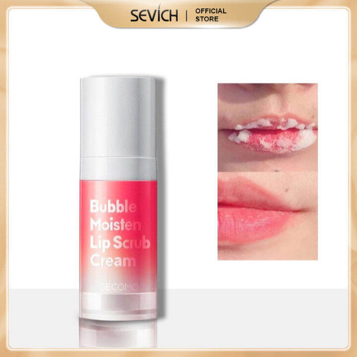 SEVICH Lip Scrub For Dark Lips Whitening Moisturizing Bubble Lip Mask Care Lazada PH
