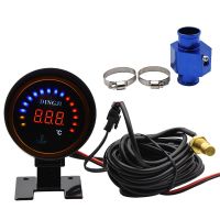 Water Temp Gauge With Temperature Sensor 10mm LCD Digital Adaptor Joint Pipe Sensor Radiator For Motorcycle Truck Meter