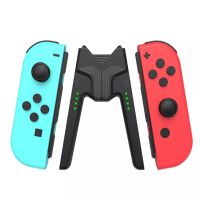 [Enjoy the small store] Mini แท่นชาร์จ Grip พร้อมพอร์ต Type C USB C สำหรับ Nintendo ForNintend Switch ForJoycon Charger Gamepad ForSwitch Controller