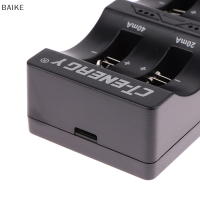 BAIKE เครื่องชาร์จแบตเตอรี่4ปุ่ม4.2V และ USB สำหรับ LIR1220 1632 2032 2025 2016 2477 2450