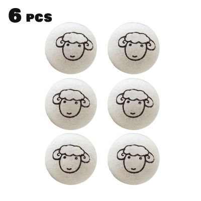 6pcs New Type Drying Wool Ball Household Drying Clothes Washer Dryer Anti-entanglement Special Ball Drying Clothes Drying Ball